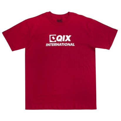 CAMISETA QIX T-SHIRT SIMPLE VERMELHA