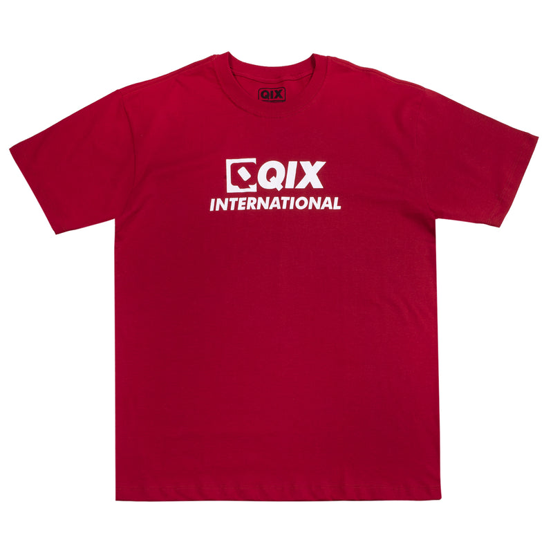 CAMISETA QIX T-SHIRT SIMPLE VERMELHA