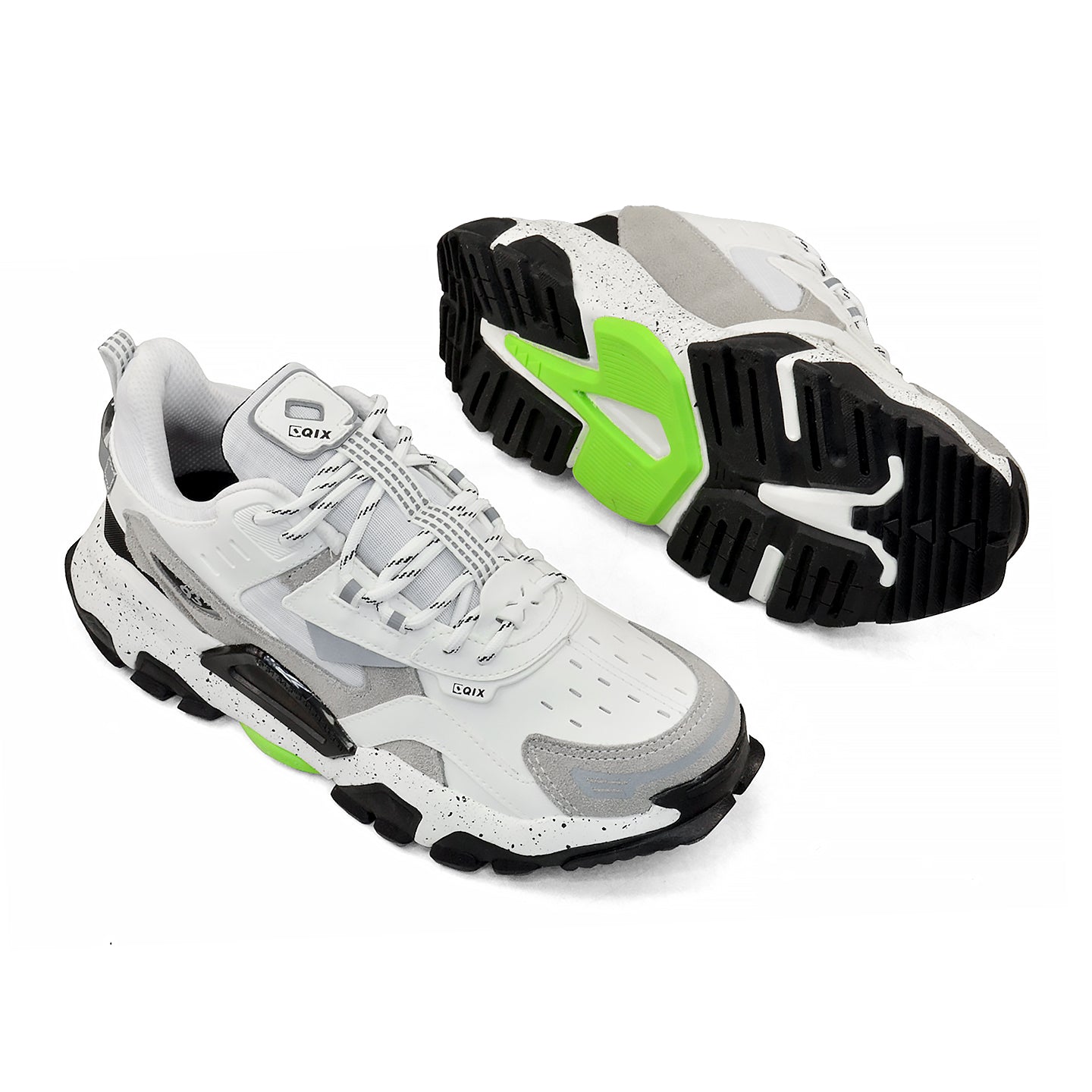 Tênis Qix Trek Out Door Branco e Cinza