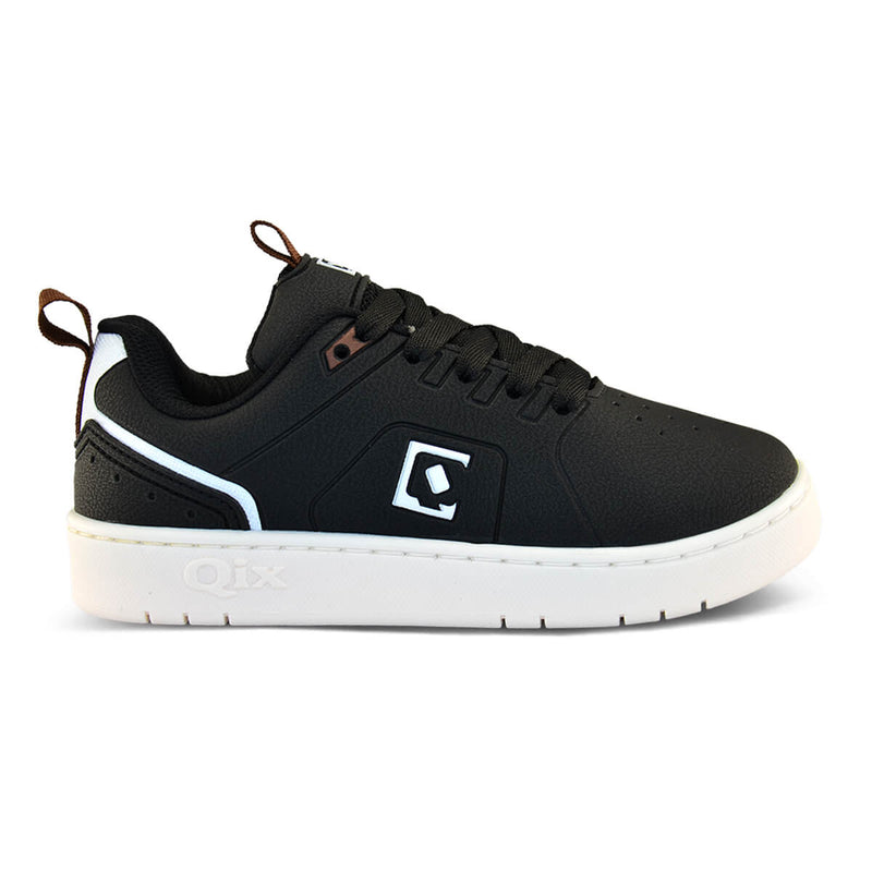 Tênis Infantil QIX Smash Preto e Branco