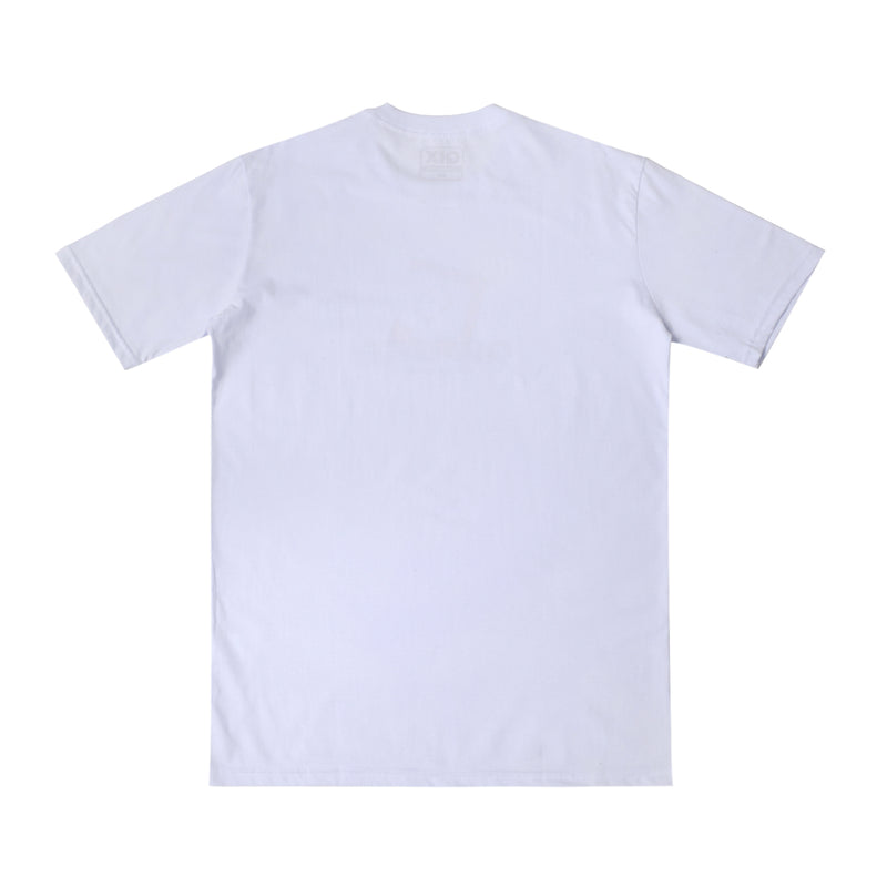 CAMISETA QIX SKT RED LOGO BRANCA