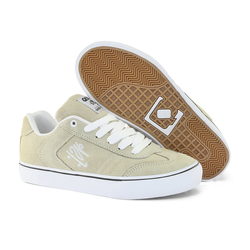 Tênis QIX Chorão Lado-B Vulk Bege e Branco