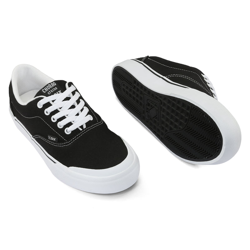 Tênis QIX Sunset Chorão Preto e Branco