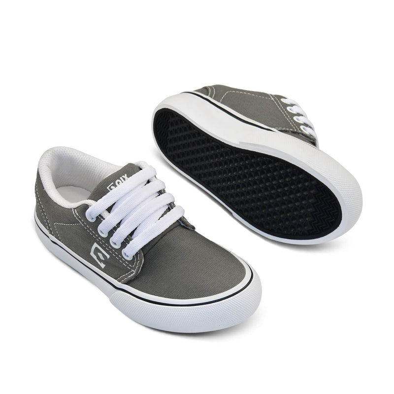 Tênis QIX Combat 3 Vulcan 07 - Grafite e Branco