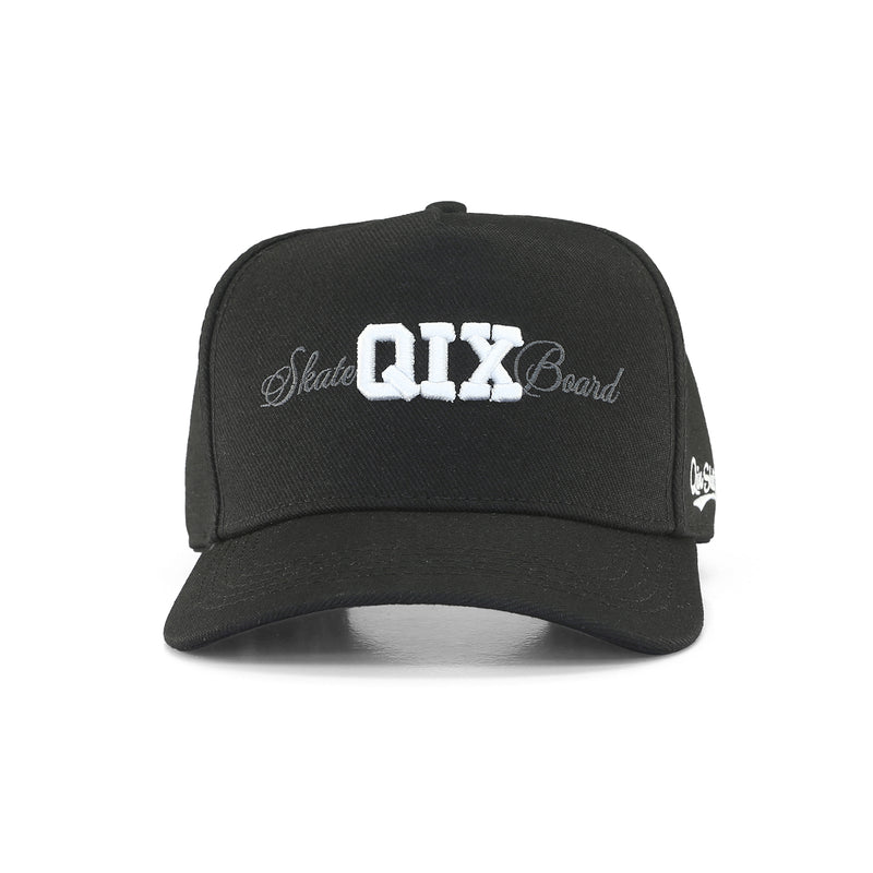 Boné QIX Snapback Skateboards Preto