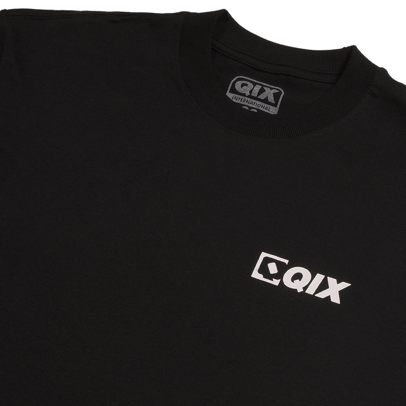 CAMISETA QIX STREET MINIMAL LOGO PRETA