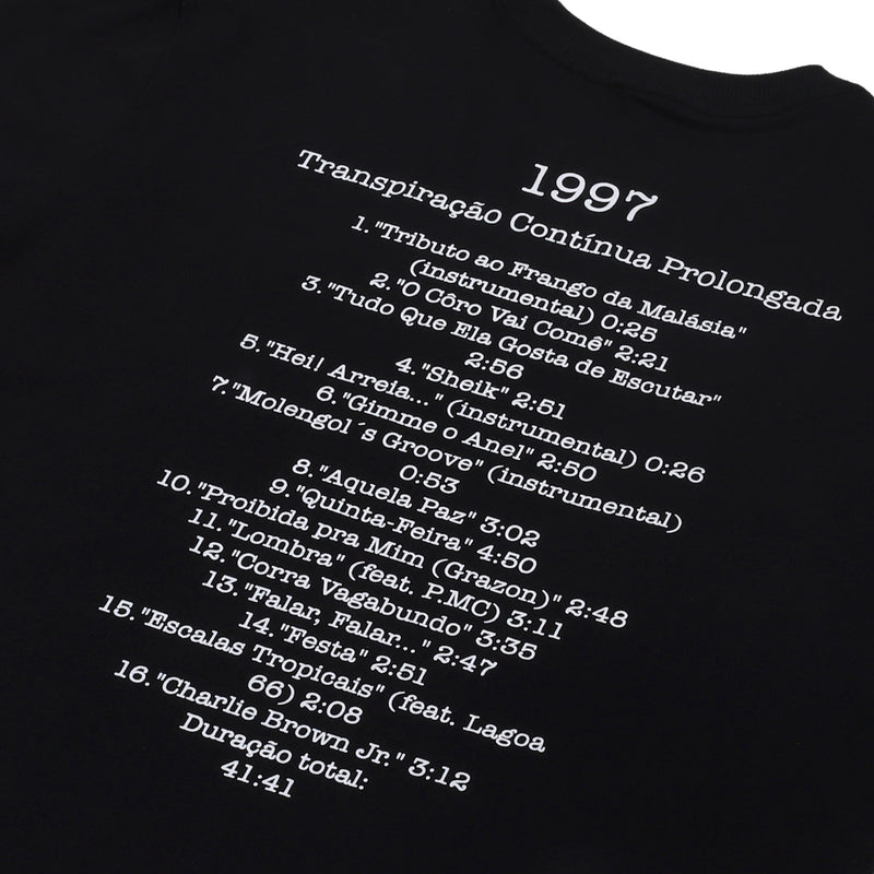 Camiseta Charlie Brown Jr Transpiração Contínua Prolongada - Discografia