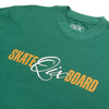 CAMISETA QIX STREET SKATE BOARD SINCE 1993 VERDE