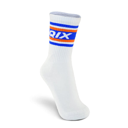 Meia Cano Alto QIX Branco Old School