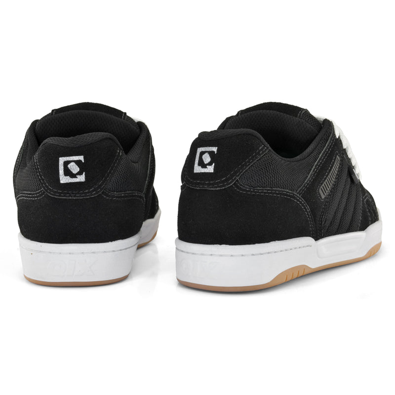 Tênis Qix Square Suede - Preto e Branco