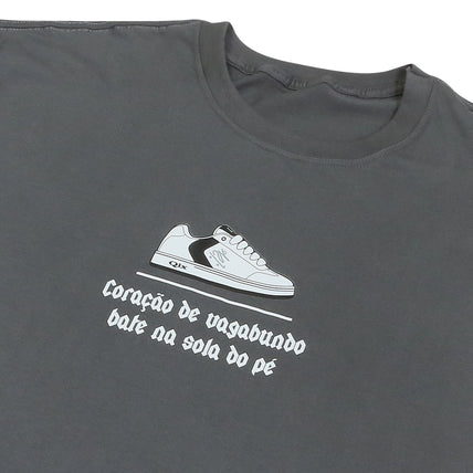 Camiseta CBJR Coração de Vagabundo Preto Lavado