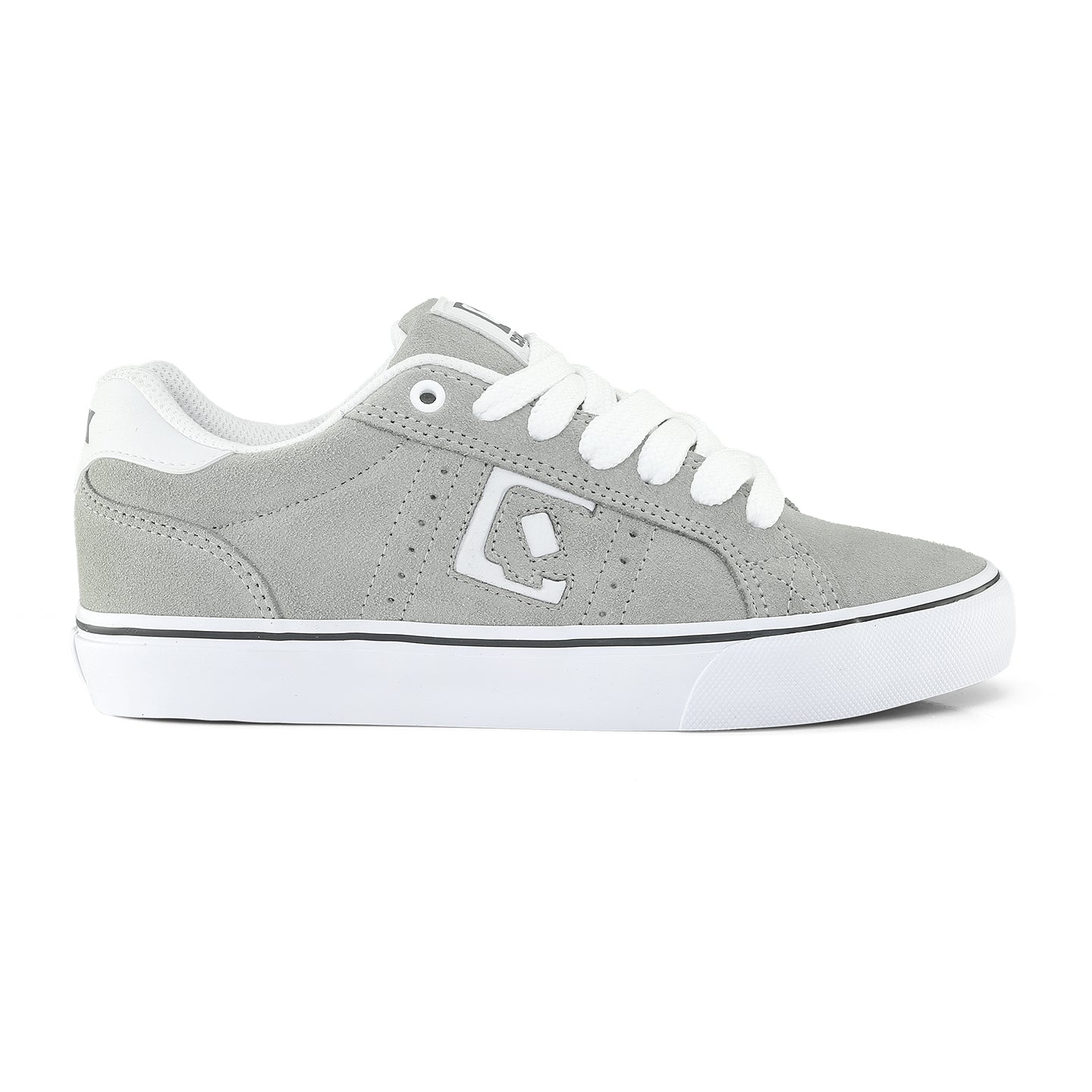Tênis QIX Combat Suede Vulk Cinza e Branco