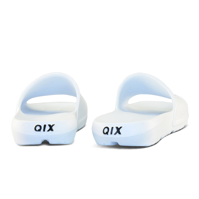 Chinelo QIX Nuvem Slide Full Branco e Preto