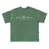 CAMISETA QIX BOX INTERNACIONAL SKATEBOARDS VERDE ESTONADO