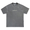 CAMISETA QIX OVERSIZED SÃO JORGE PRETO ESTONADO