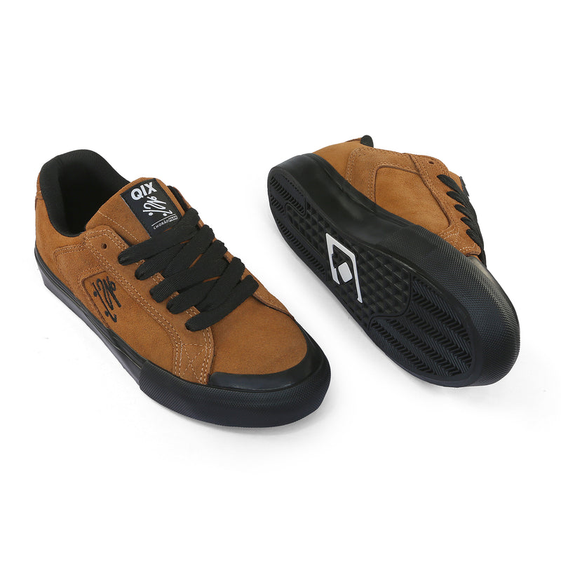 Tênis QIX Chorão Park Caramelo e Preto