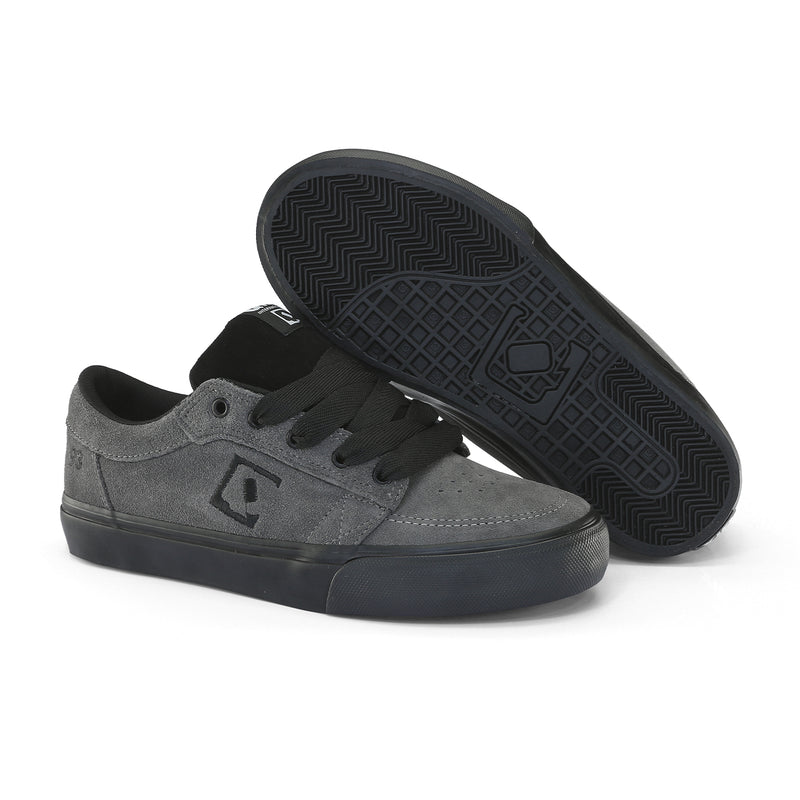 Tênis QIX 93 Ninety Three Vulcan 07 Chumbo e Preto