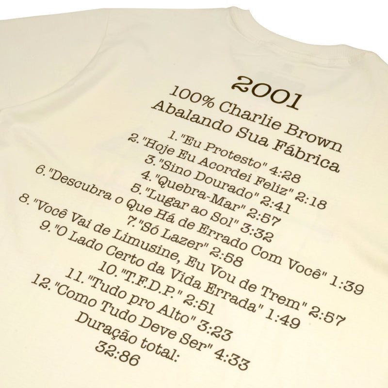 Camiseta 100% Charlie Brown Jr Abalando sua Fábrica - DiscografiaX