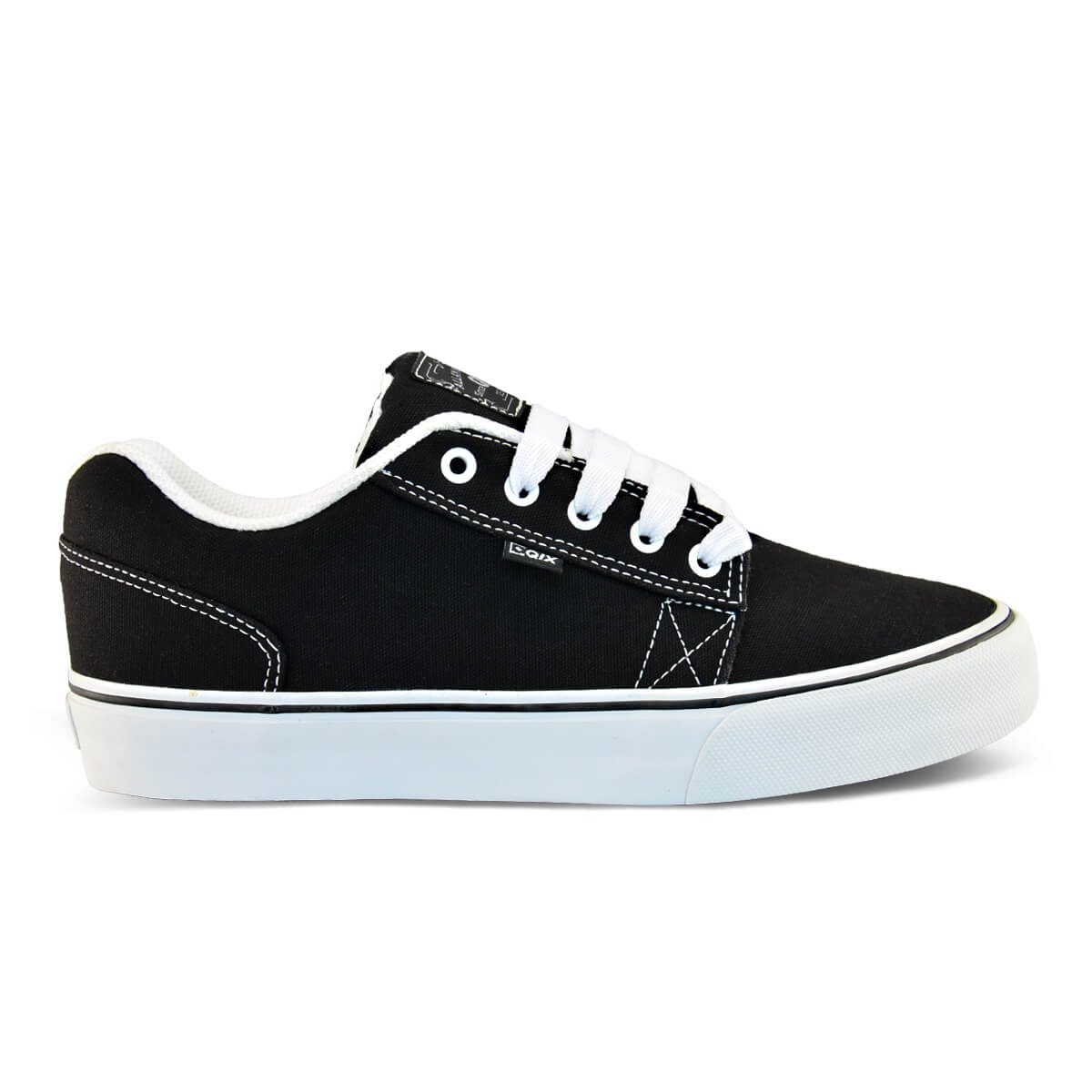 Tênis QIX 93 Ninety Three Vulcan 07 - Preto e Branco