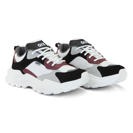 Tênis QIX Higher Preto, Bordô e Branco