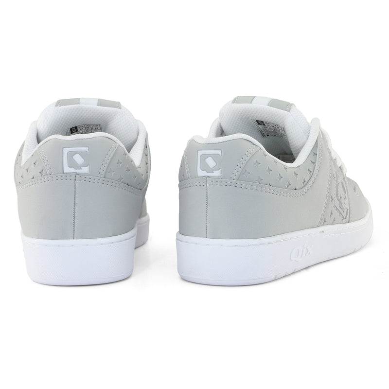 Tênis Qix 90's Slim Cinza e Branco