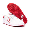 TÊNIS QIX SKATE COMBAT RETRÔ BRANCO E VERMELHO