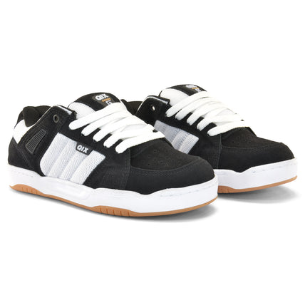 Tênis Qix Square Suede - Preto e Branco Latex