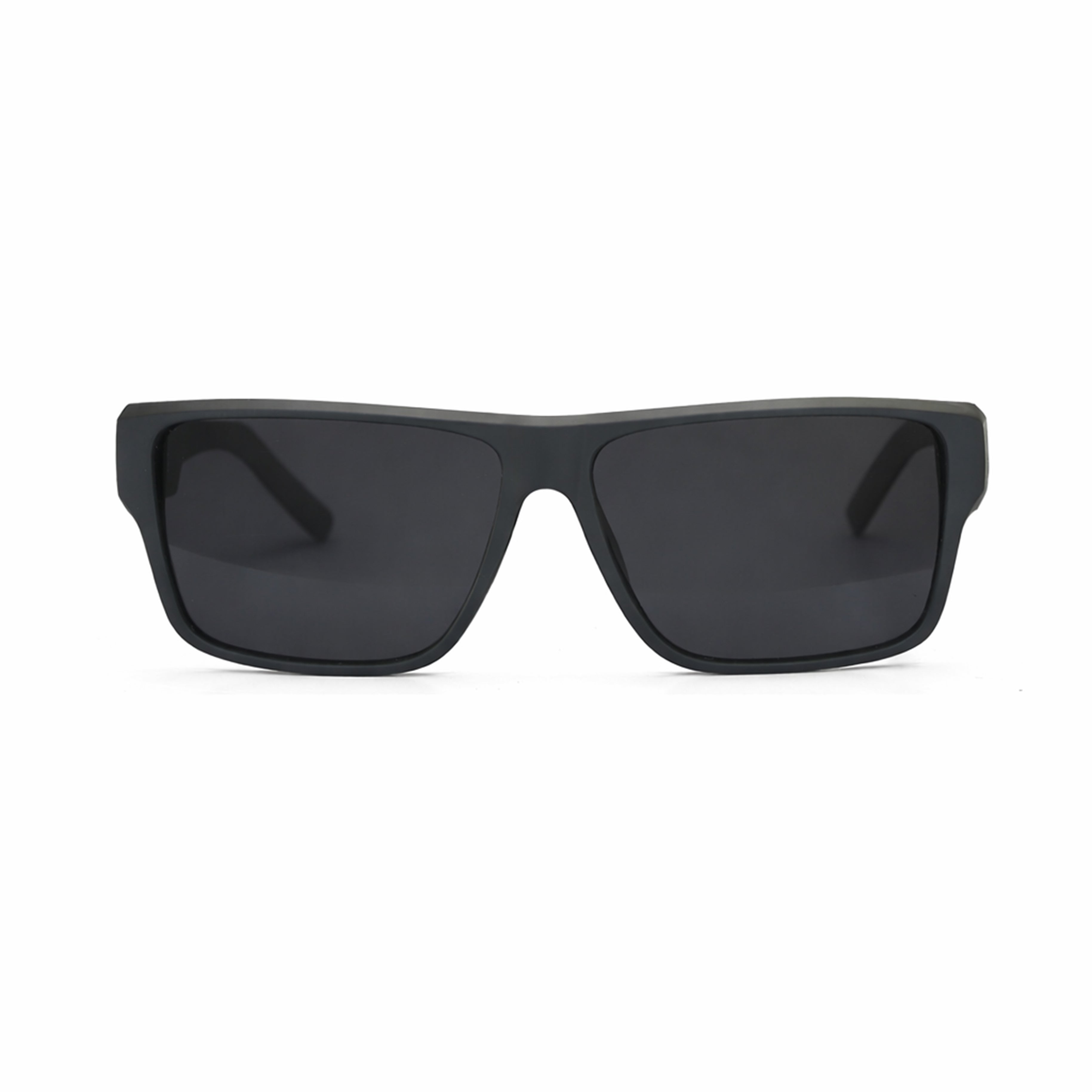 Óculos de sol unissex QIX SKATE Sport preto e cinza fosco