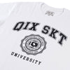 CAMISETA QIX PROFESSIONAL SKATE UNIVERSITY BRANCA