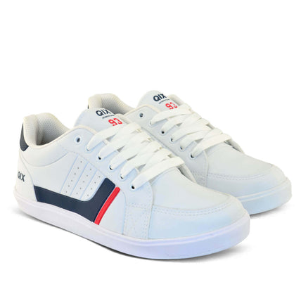 Tênis Qix Laguna Branco, Marinho e Vermelho