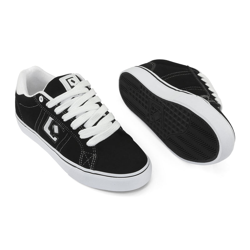 Tênis QIX Combat Suede Vulk Branco e Preto