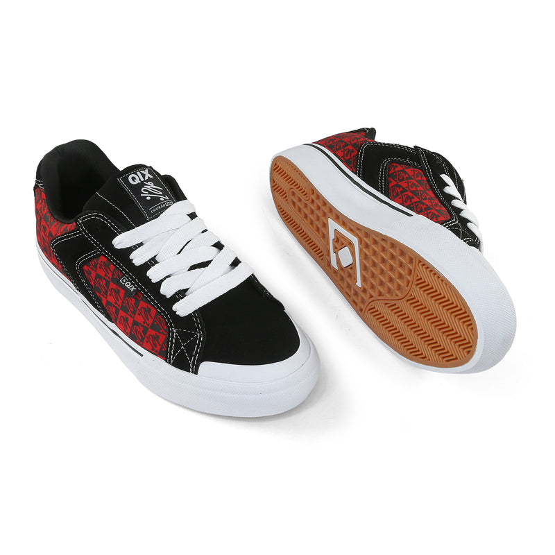 Tênis QIX Chorão Park Preto e Vermelho