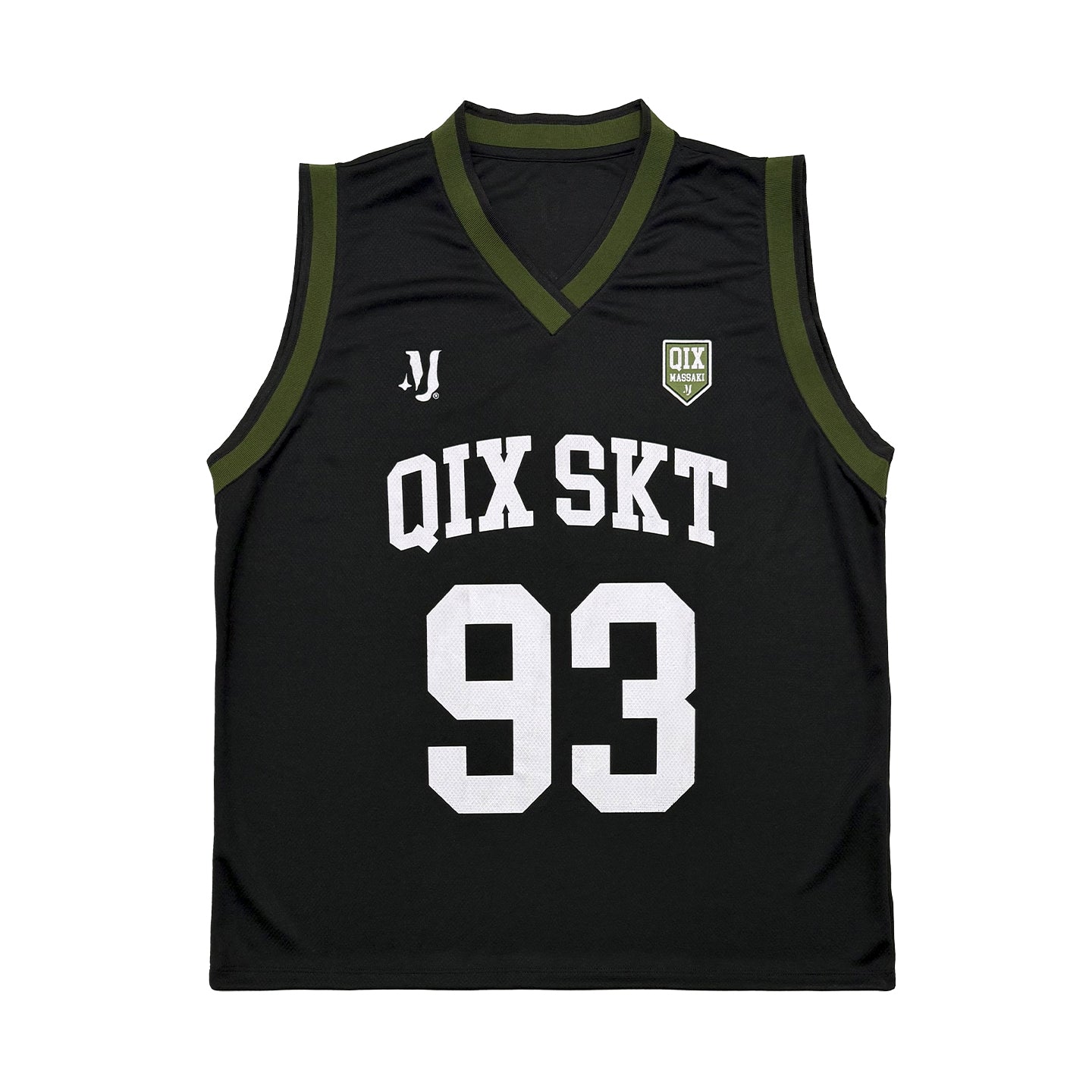CAMISETA QIX MASSAKI PRETA E VERDE | QIX SKATE