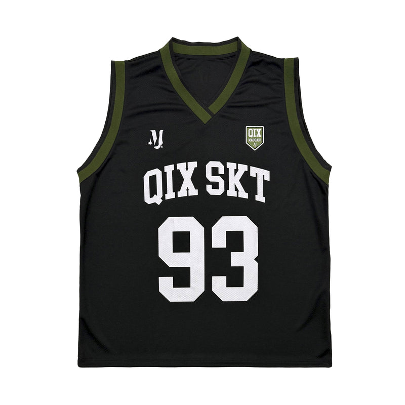 CAMISETA QIX MASSAKI PRETA E VERDE