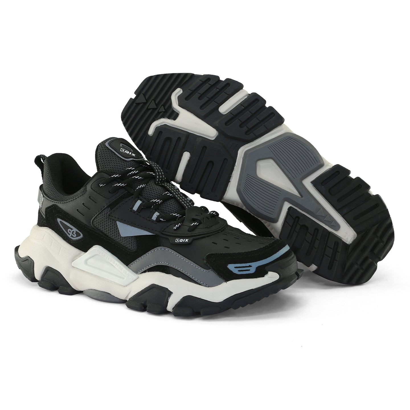 Tênis Qix Trek Urban Hiking Preto e Cinza