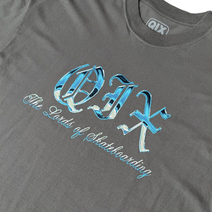 CAMISETA QIX OVERSIZED THE LORDS SKATE CINZA