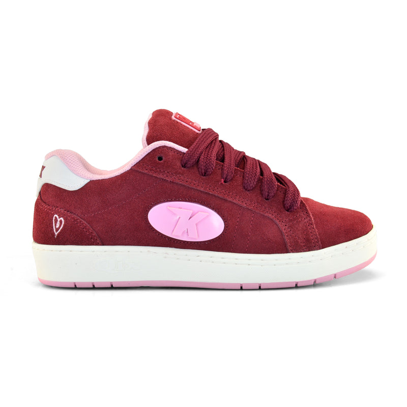 Tênis Qix and Kings Combat Suede Heart Pack Bordô