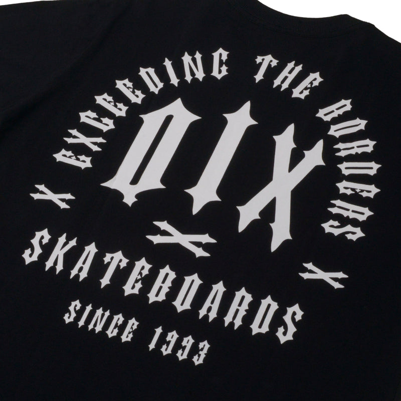 CAMISETA QIX SKATE BOARDS SINCE 1993 PRETA