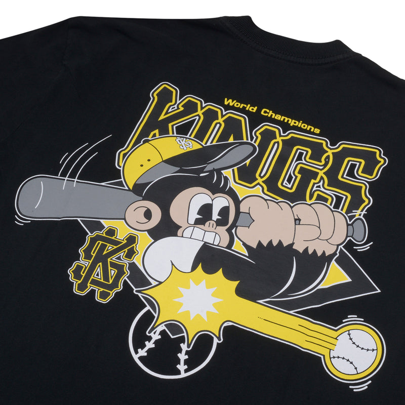 Camiseta Kings Graphics World Champions Oversized Preta