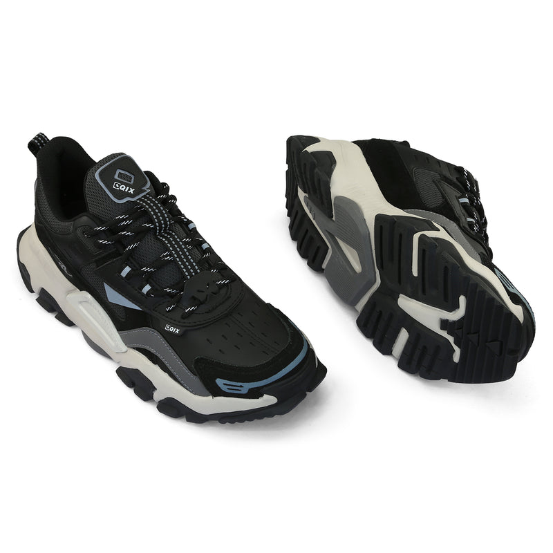 Tênis Qix Trek Urban Hiking Preto e Cinza