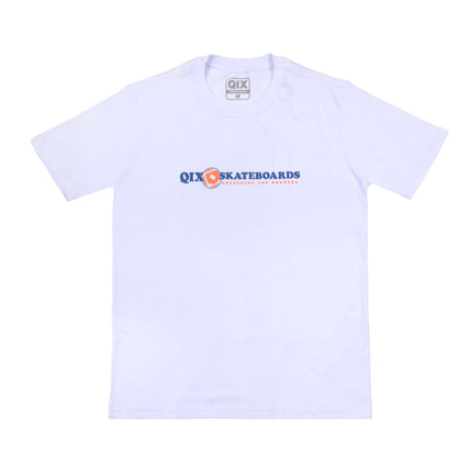 CAMISETA QIX SKATEBOARDS EXCEEDING THE BORDERS CLASSIC BRANCA