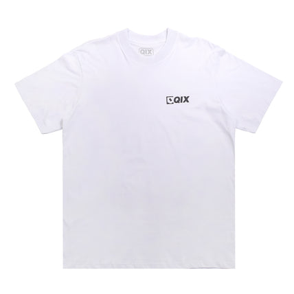 CAMISETA QIX STREET MINIMAL LOGO BRANCA