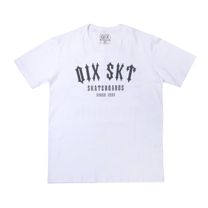 CAMISETA QIX SKATE BOARDS SINCE 1993 BRANCA