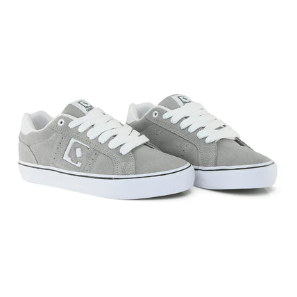 Tênis QIX Combat Suede Vulk Cinza e Branco