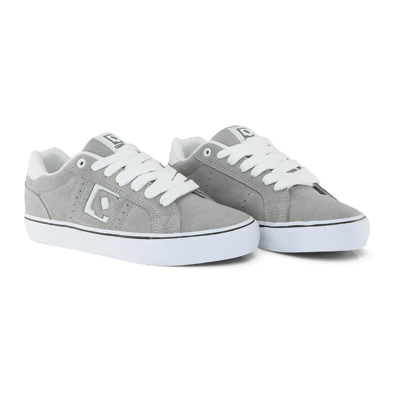 Tênis QIX Combat Suede Vulk Cinza e Branco