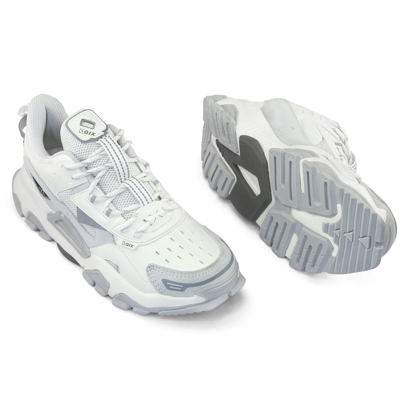 Tênis Qix Trek Urban Hiking Branco e Off White