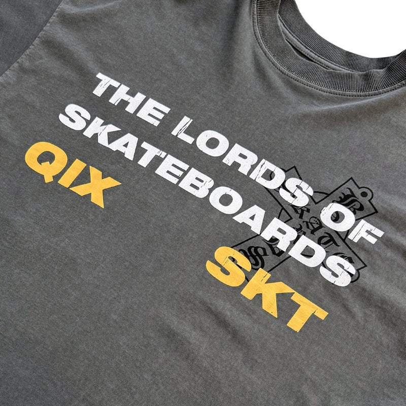 CAMISETA QIX BOX THE LORDS PRETO ESTONADO