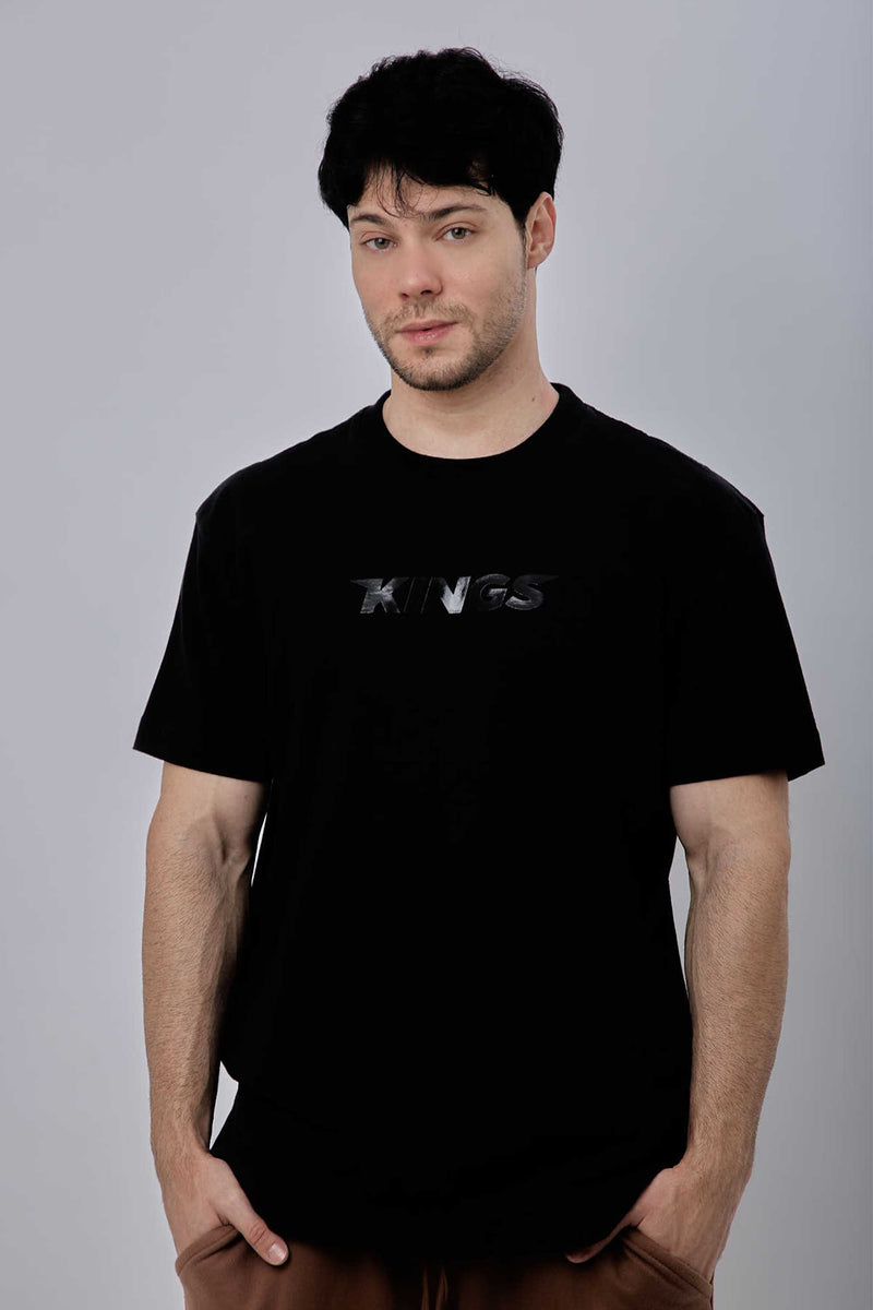 Camiseta Kings Essentials Gel Preta Oversized
