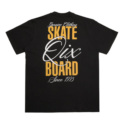 CAMISETA QIX STREET SKATE BOARD SINCE 1993 PRETA