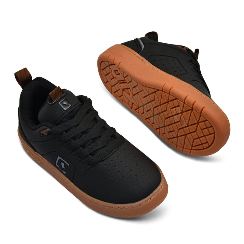 Tênis Infantil QIX Smash Preto Latex